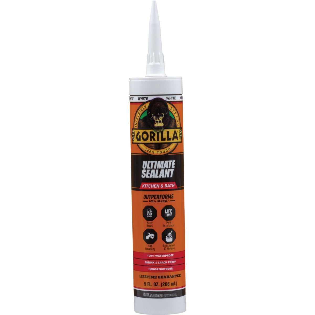 Gorilla 9 Oz. Ultimate Kitchen & Bath Sealant, White