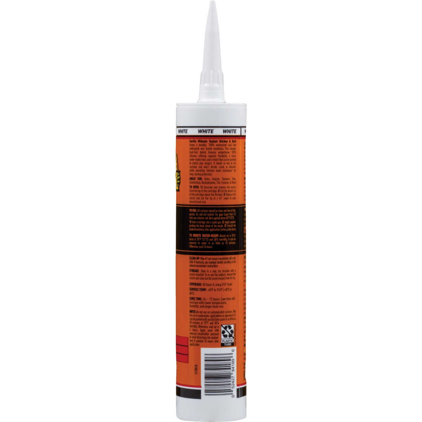 Gorilla 9 Oz. Ultimate Kitchen & Bath Sealant, White Image 2