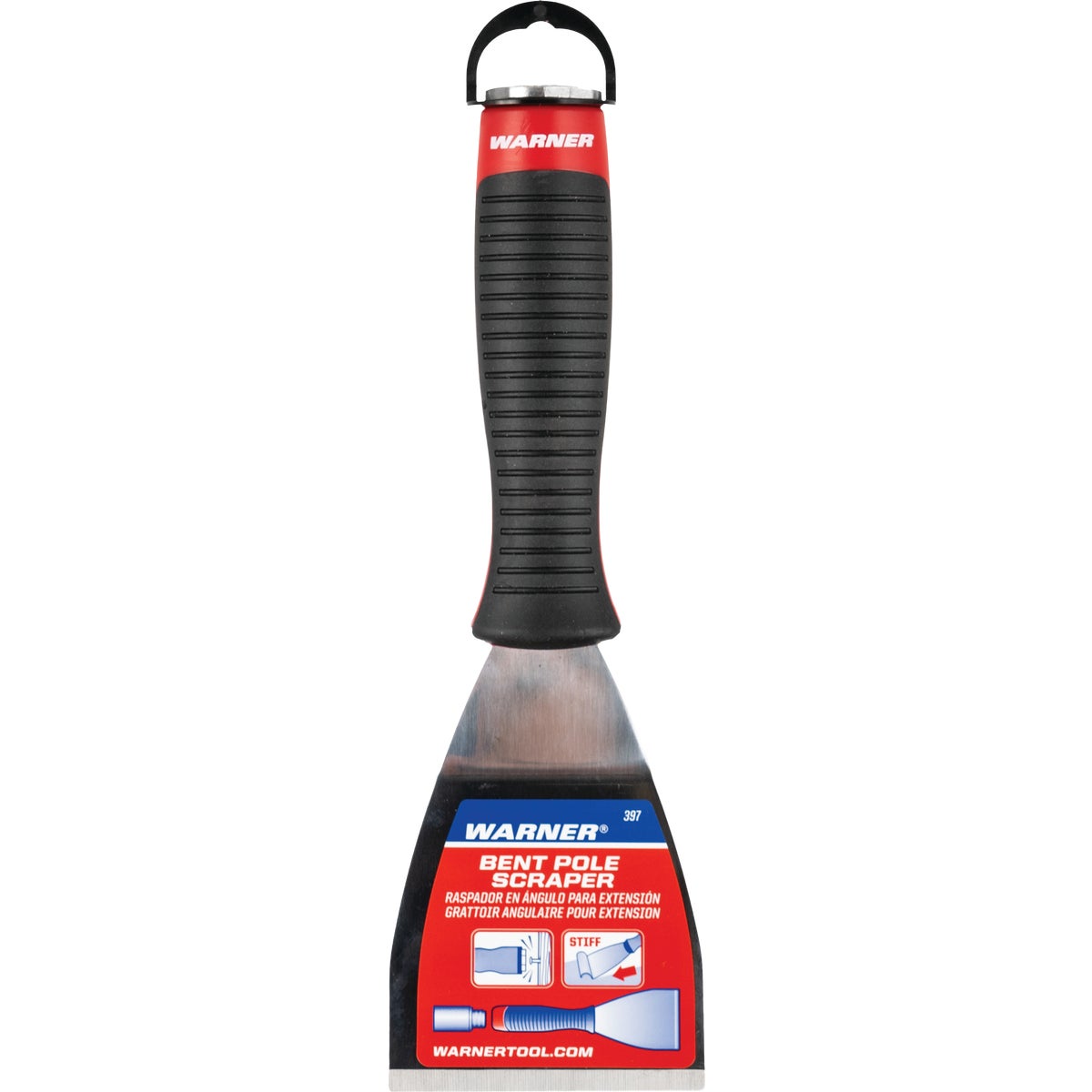 Warner 3 In. Easy Reach Bent Scraper with Threaded Handle Image 2