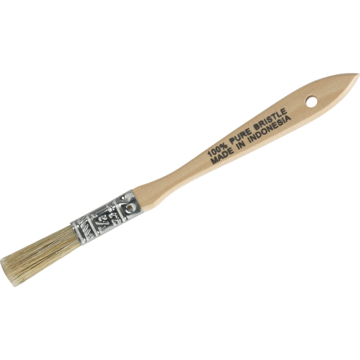 1/2 In. Flat Chip Natural Bristle Paint Brush Image 1