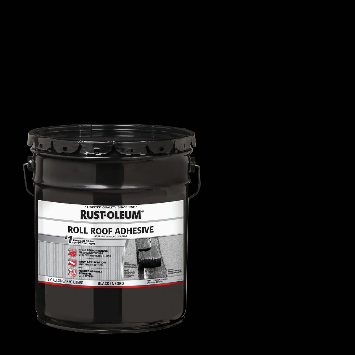Rust-Oleum 5 Gal. Roll Roof Adhesive, Black