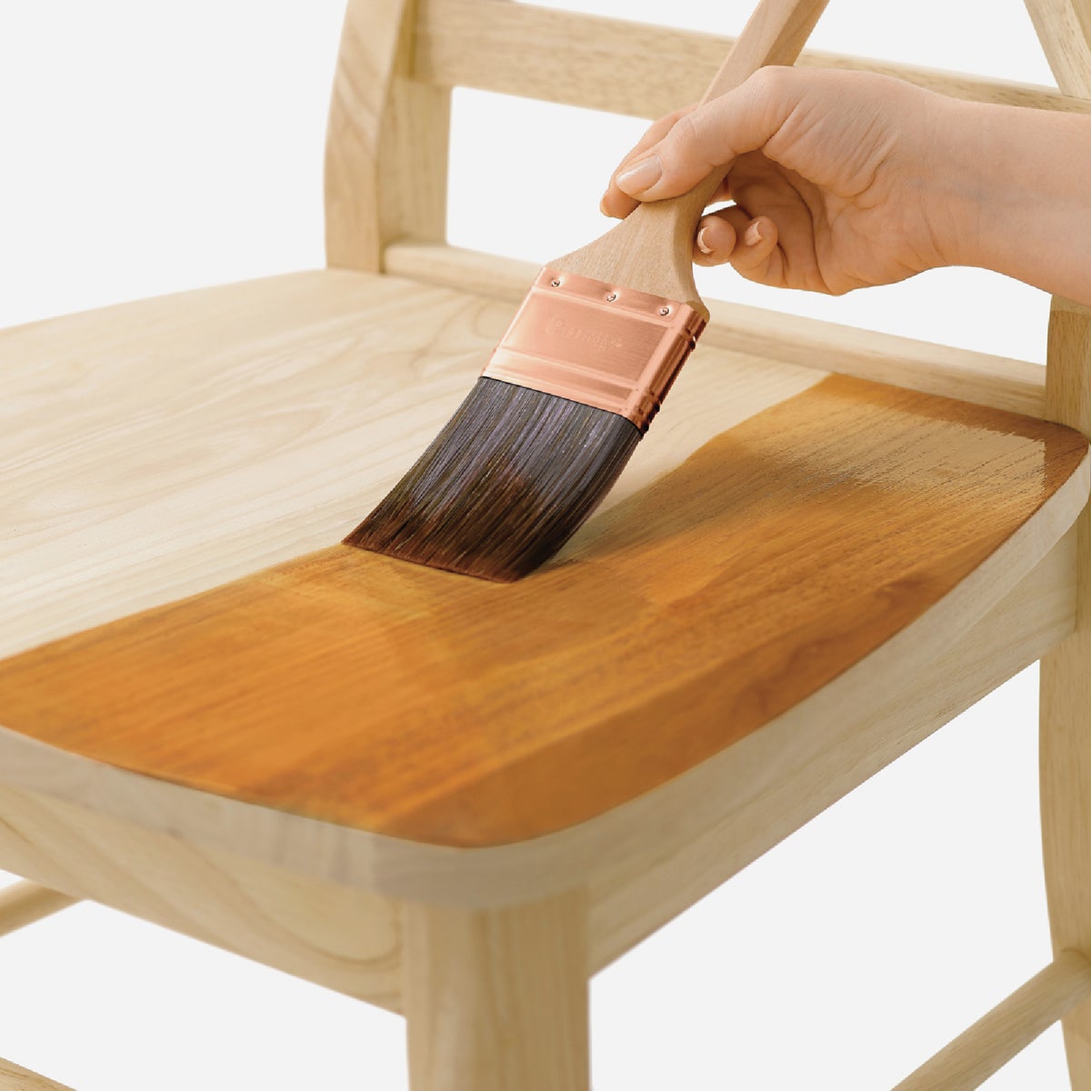 Minwax Polyshades 1/2 Pt. Satin Stain & Finish Polyurethane In 1-Step, Pecan Image 2