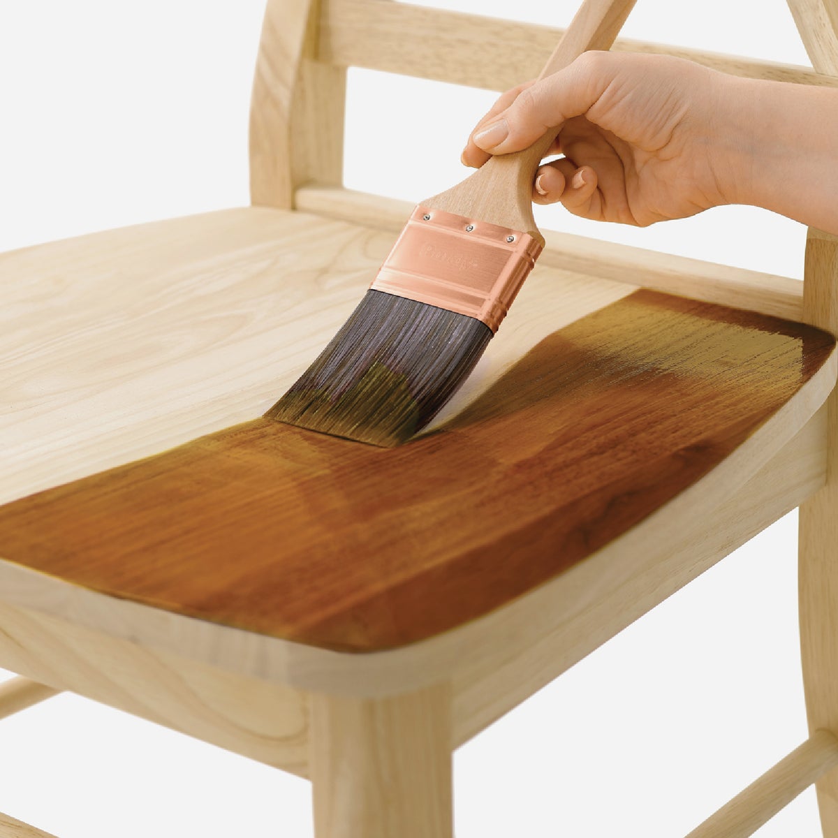 Minwax Polyshades 1/2 Pt. Satin Stain & Finish Polyurethane In 1-Step, Olde Maple Image 2