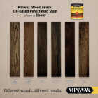 Minwax Wood Finish Penetrating Stain, Ebony, 1/2 Pt. Image 2