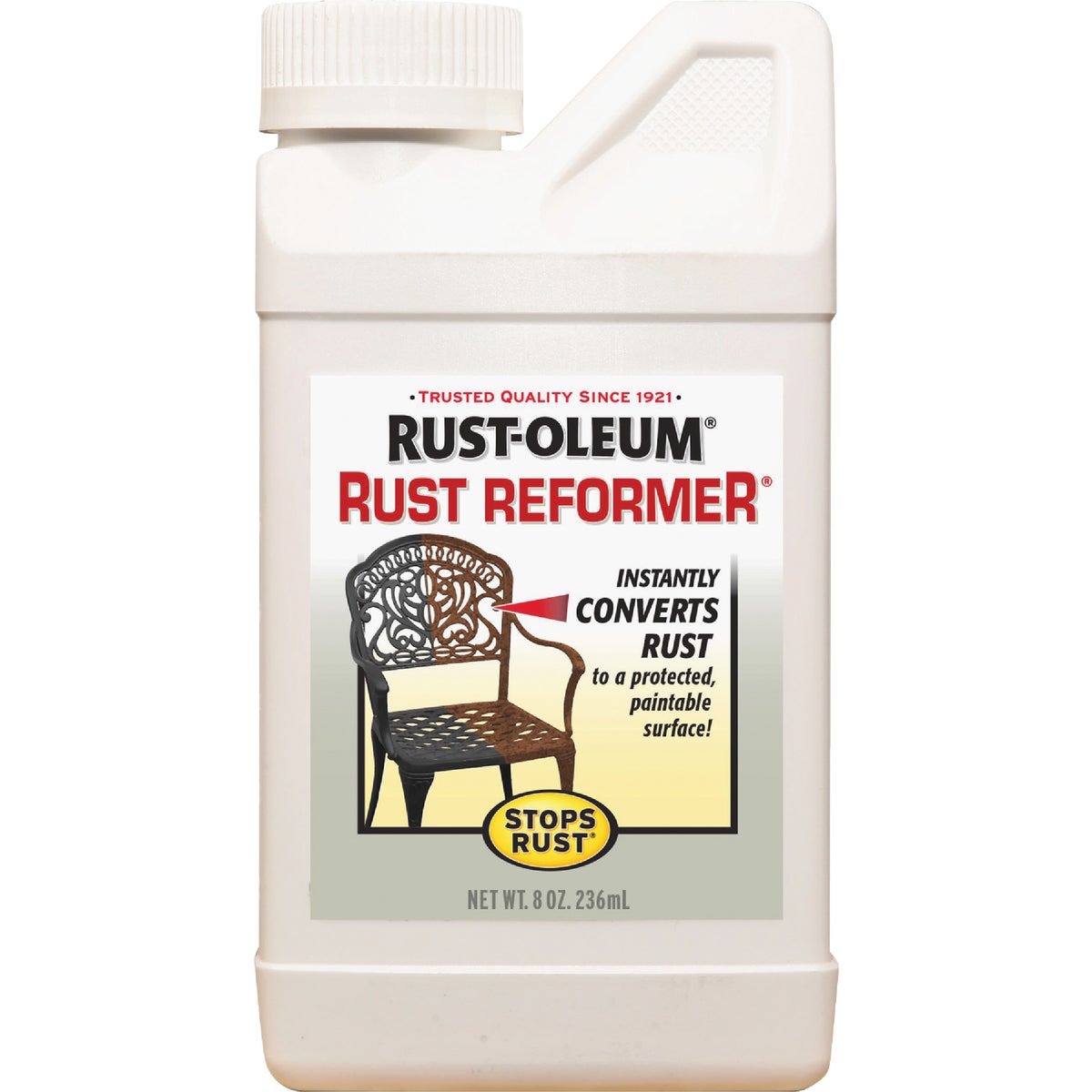  Rust-Oleum Stops Rust 8 Oz. Flat Black Rust Reformer Image 2