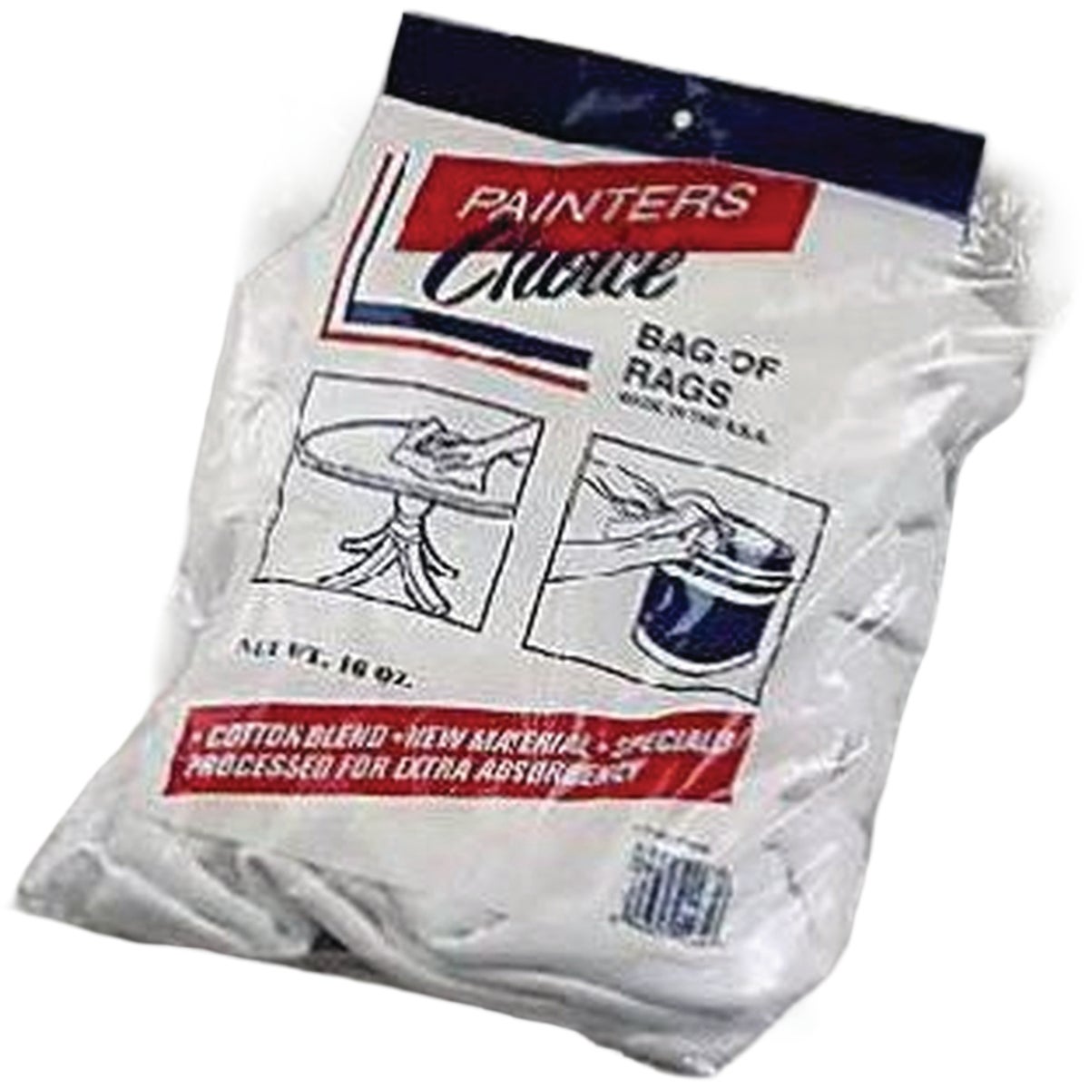 Intex 1 Lb. White Painter's Rags