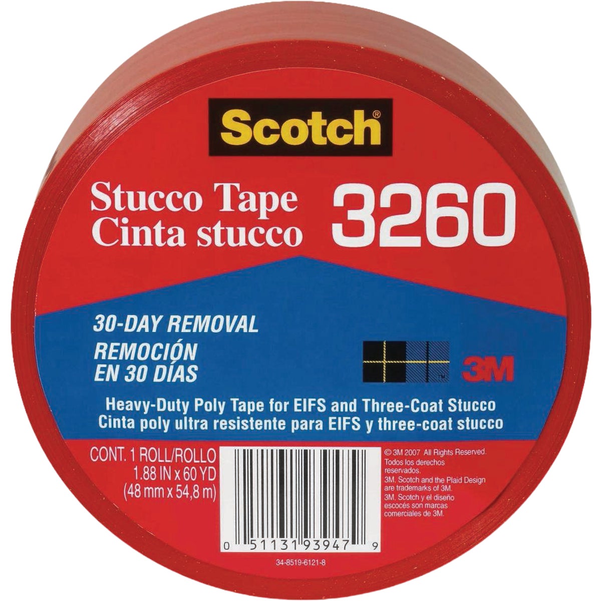 Scotch 2 In. x 60 Yd. Heavy-Duty Stucco Duct Tape