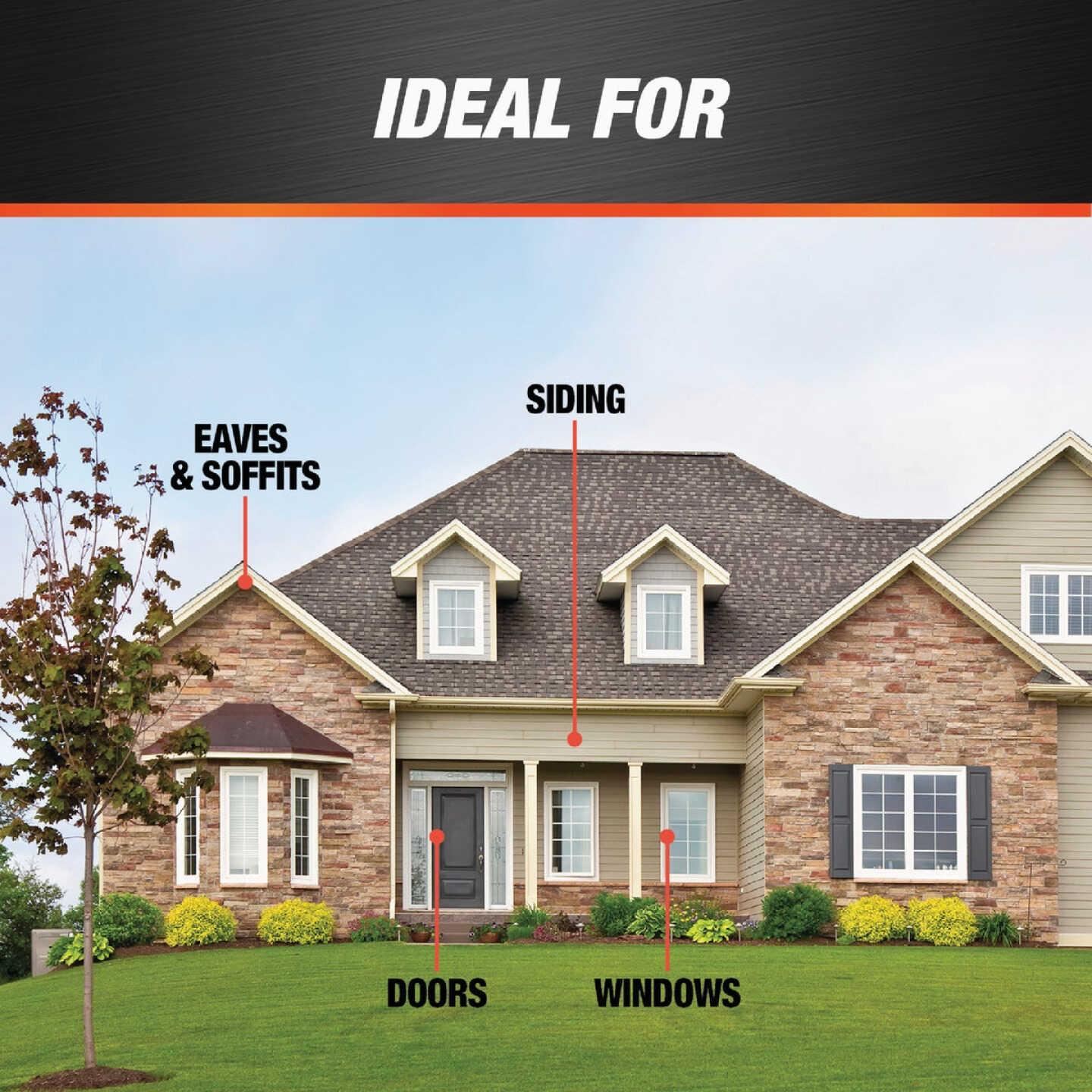 DAP Dynaflex 800 10.1 Oz. Advanced Window, Door, Siding, & Trim Polymer Sealant - Black BK009 Image 6