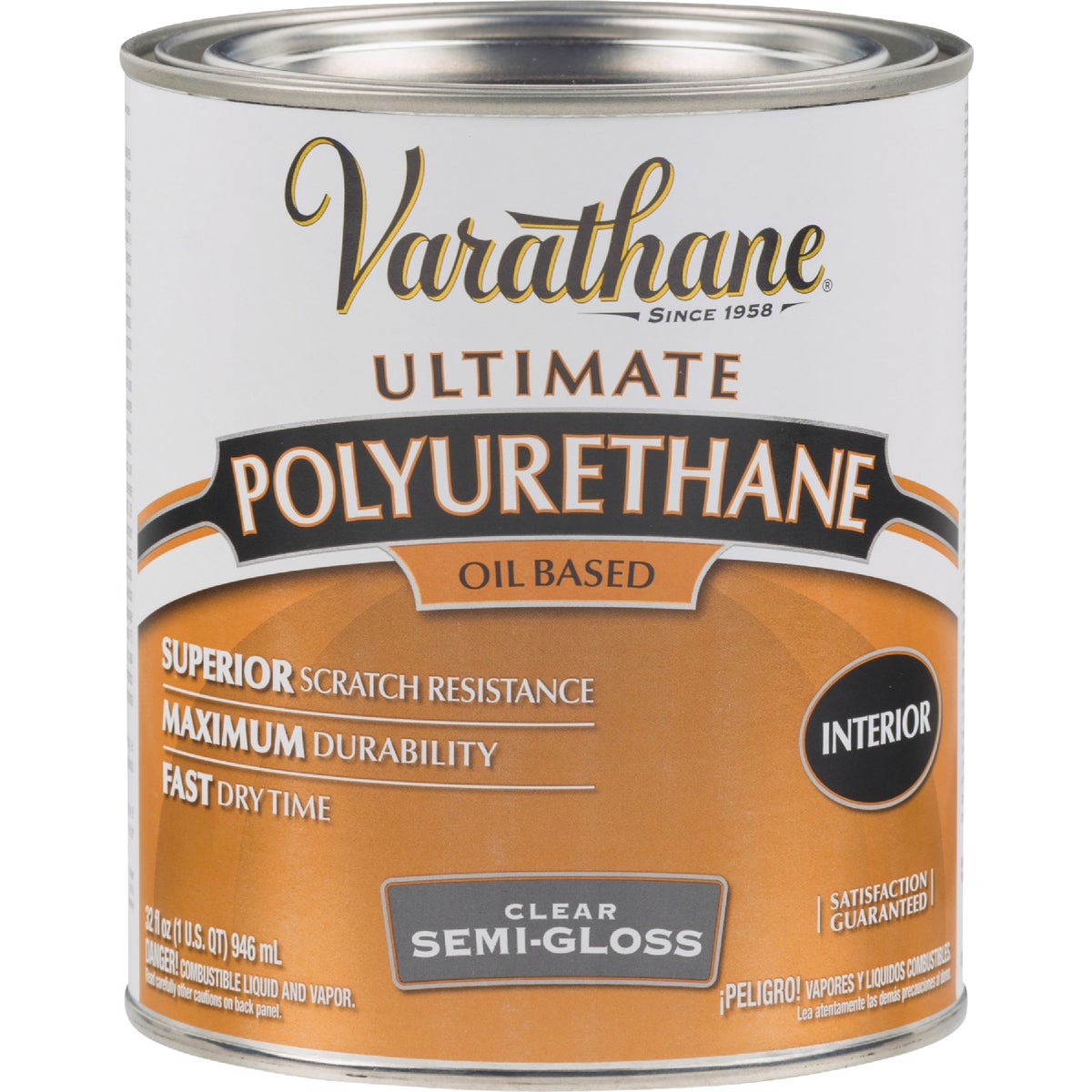 Varathane Semi-Gloss Interior Polyurethane, 1 Qt. Image 7
