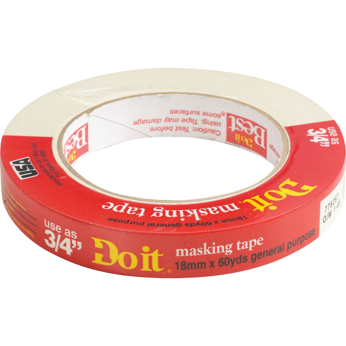 Do it Best 0.70 In. x 60 Yd. General-Purpose Masking Tape Image 1