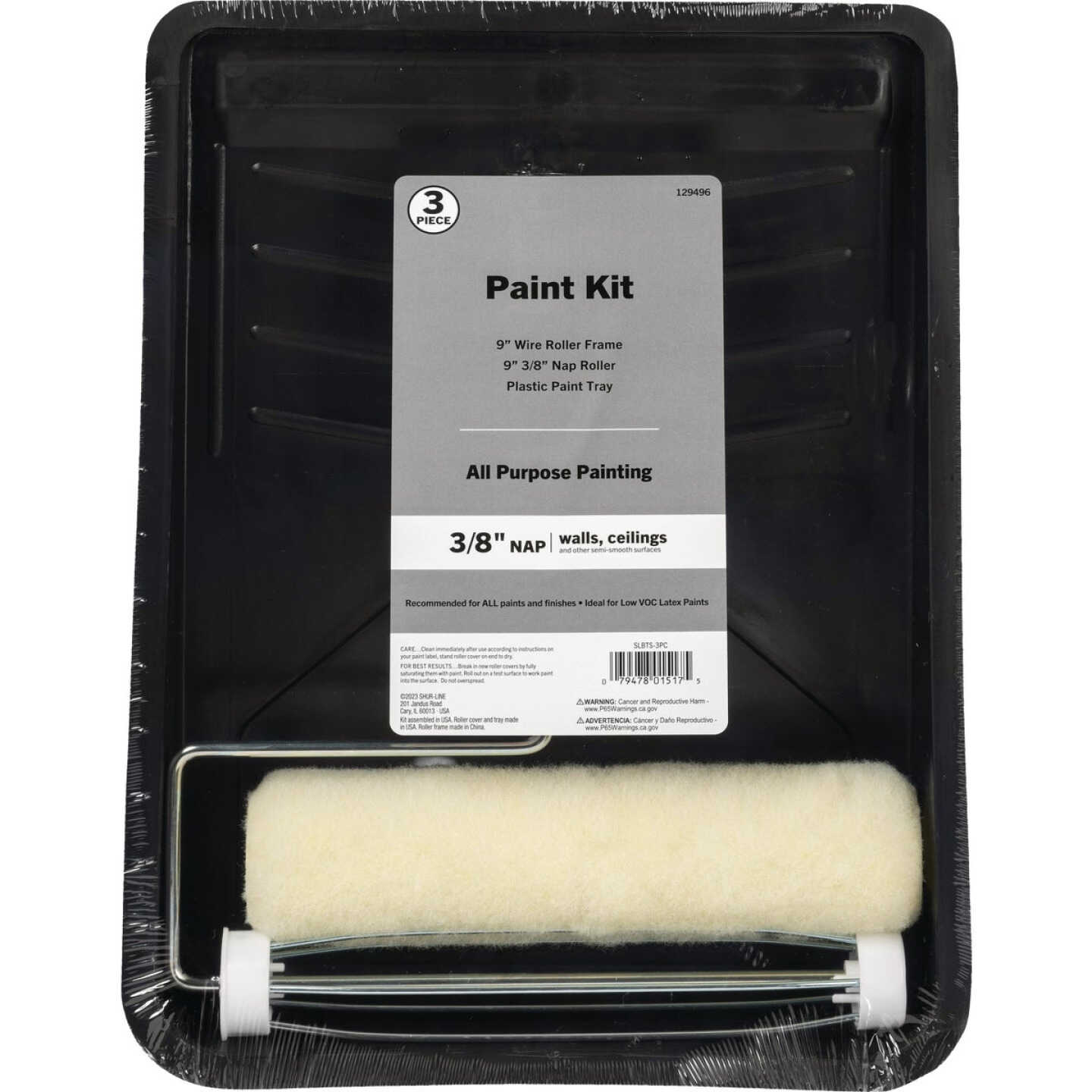 Shur-Line Paint Roller & Tray Set (3-Piece) Image 1