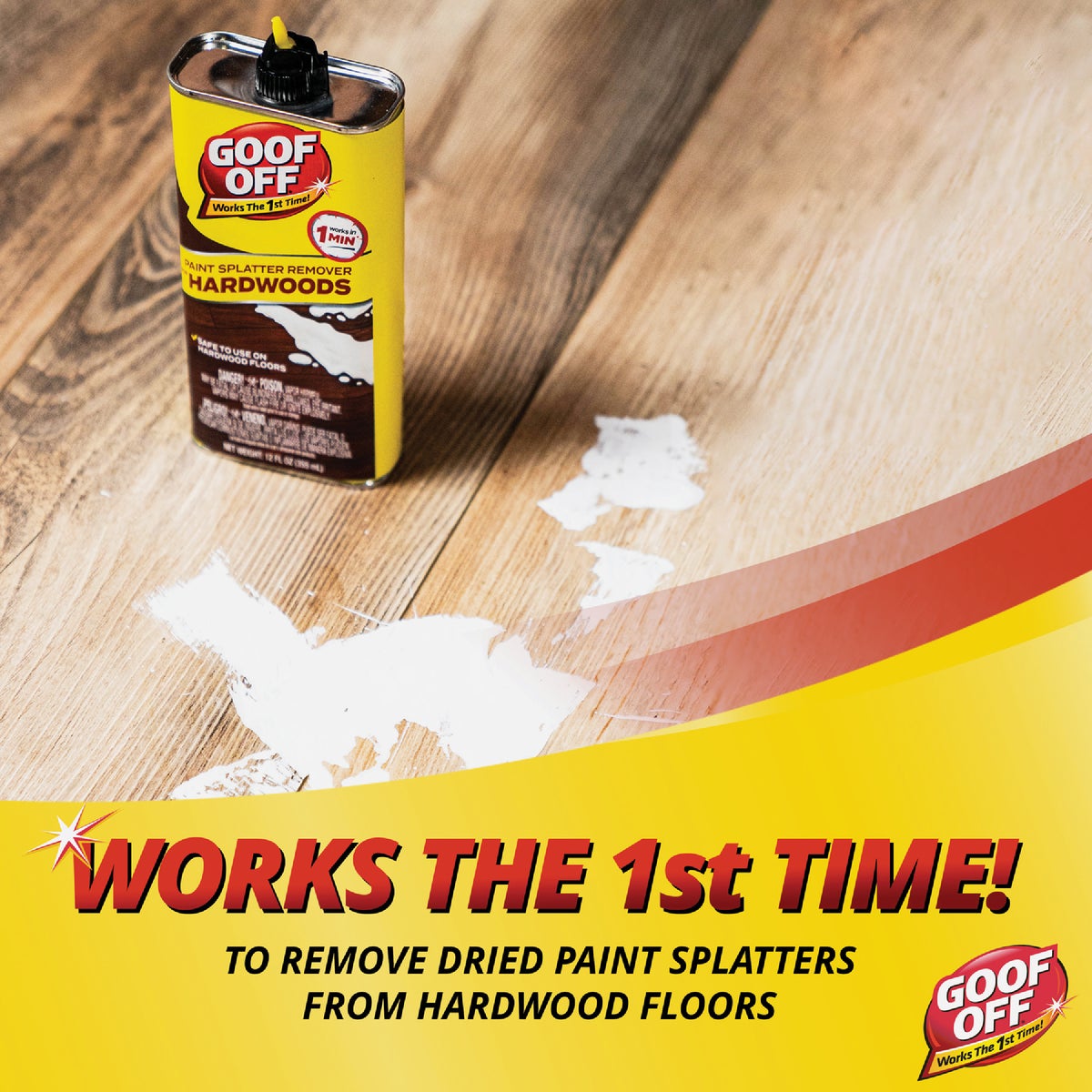 Goof Off 12 Oz. Hardwood Floor Paint Splatter Remover Image 2