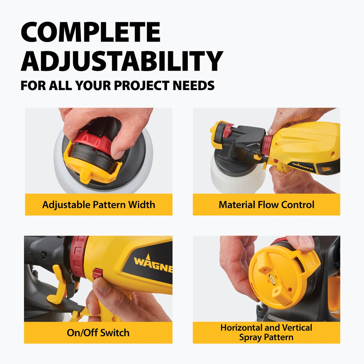 Wagner Control Spray Xtra Duty Handheld HVLP Stain Sprayer Image 2