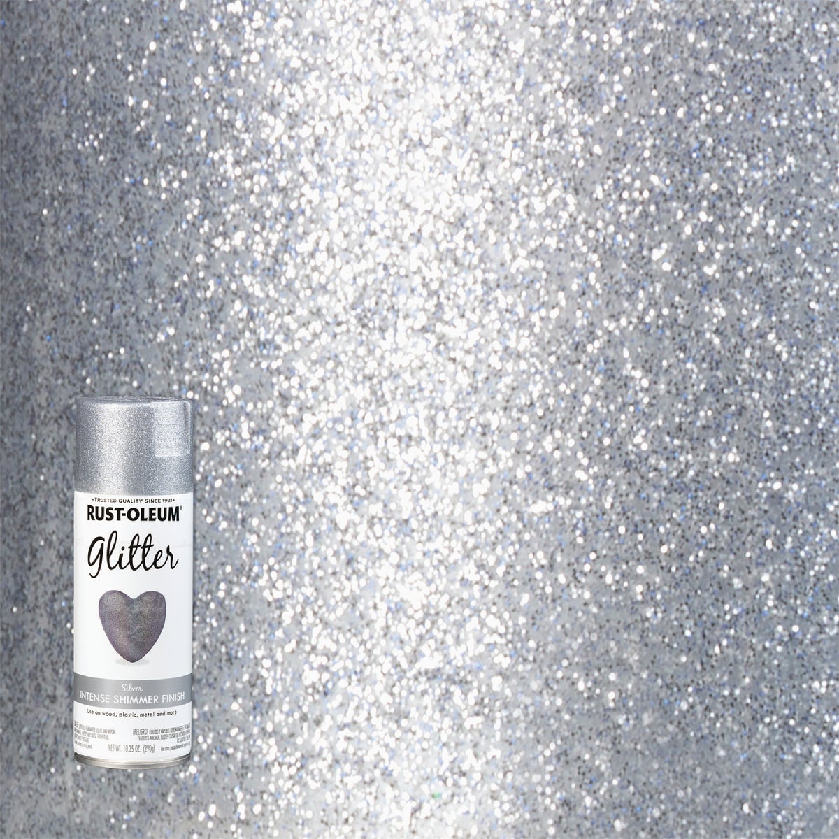 Rust-Oleum 10.25 Oz. Silver Glitter Sealer Spray Paint