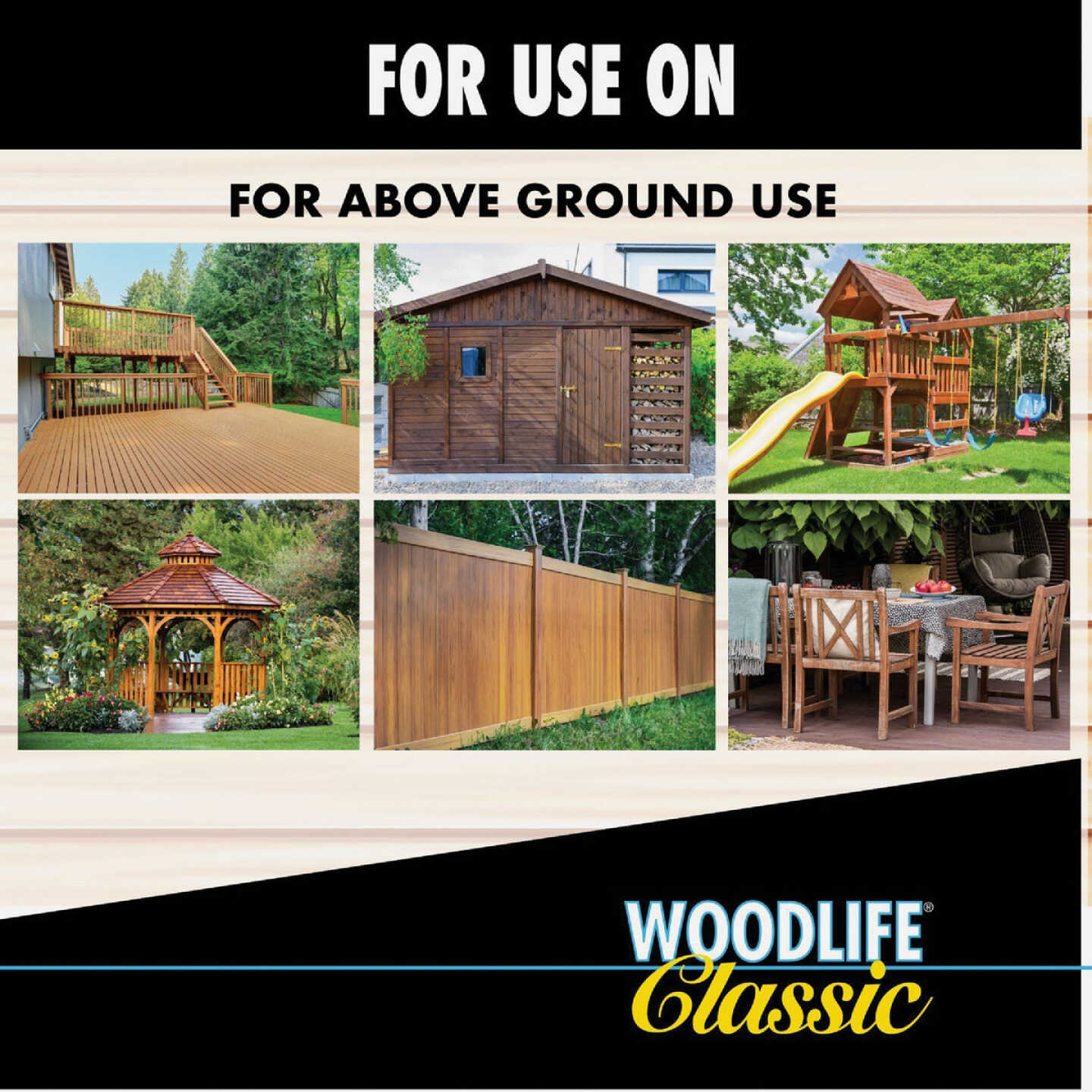Rust-Oleum Woodlife Clear Water-Based Classic Wood Preservative, 1 Qt. Image 4