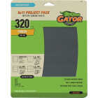 GatorGrit 9 In. x 11 In. Extra Fine 320-Grit Sandpaper (5-Pack) Image 1