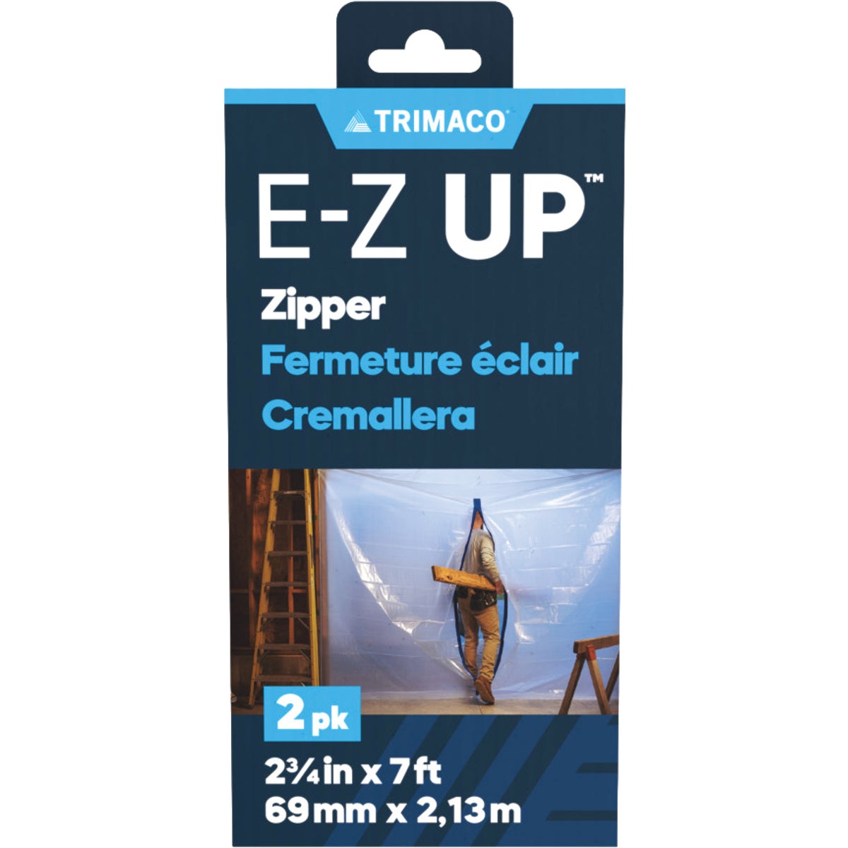 Trimaco E-Z Up  Peel + Stick Zipper (2-Pack)