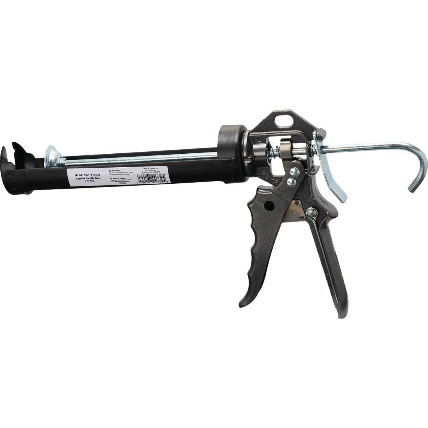 10 Oz. 18:1 Thrust Skeleton Smooth Rod Caulk Gun Image 1