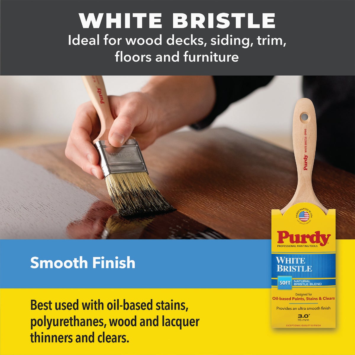 Purdy White Bristle Extra Oregon 2-1/2 In. Angle Sash Paint Brush Image 2