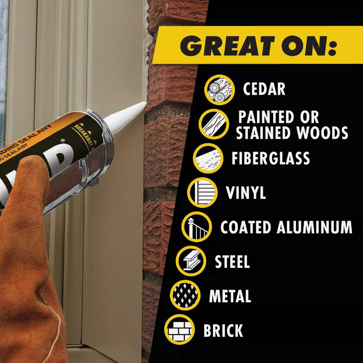 OSI QUAD 10 Oz. Window, Door & Siding Polymer Sealant, Clay Image 6