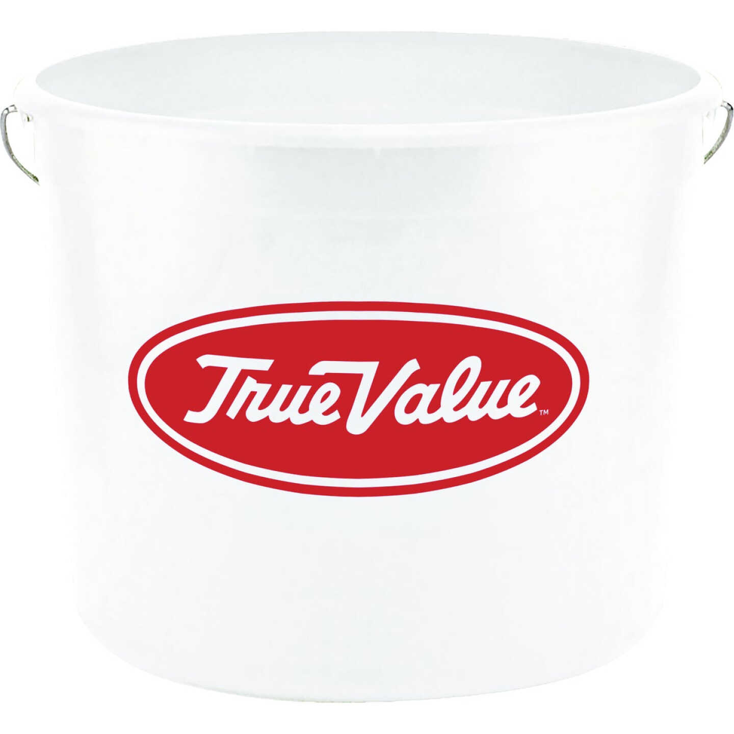 True Value 2 Gal White Plastic Pail Image 1