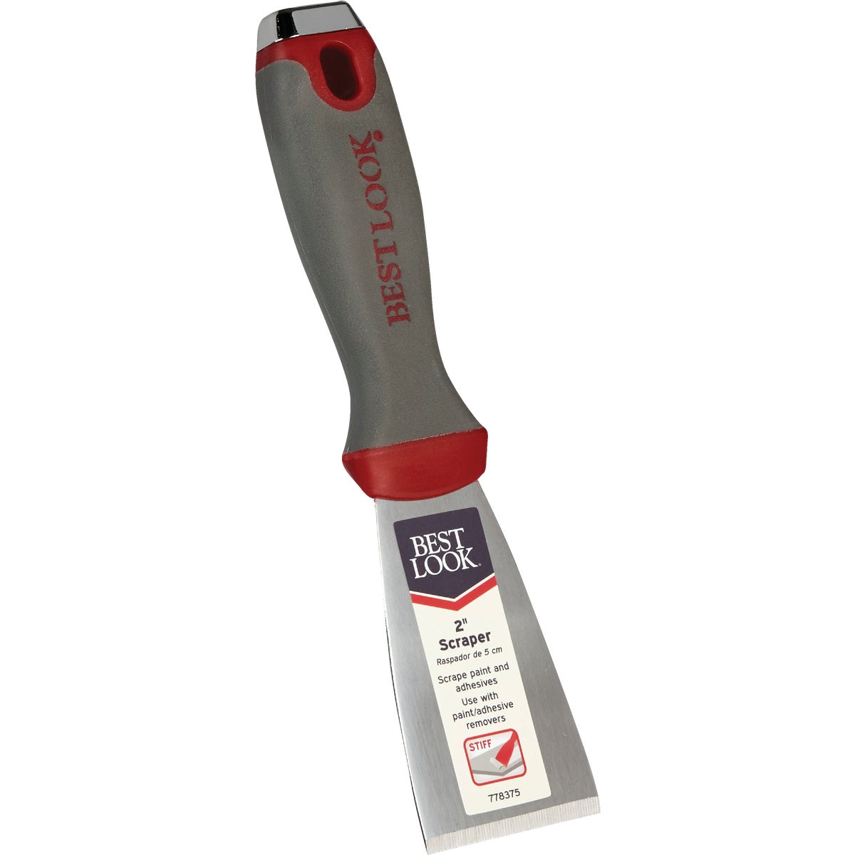 Master Painter 2 In. Soft Grip Stiff Scraper