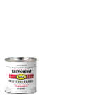 Rust-Oleum Stops Rust Oil Based Gloss Protective Rust Control Enamel, White, 1/2 Pt. Image 1