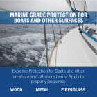 Rust-Oleum Gloss Marine Boat Topside Paint, Oyster White, 1 Qt. Image 3