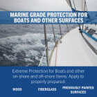 Rust-Oleum Marine Boat Bottom Antifouling Paint, Blue, 1 Qt. Image 3