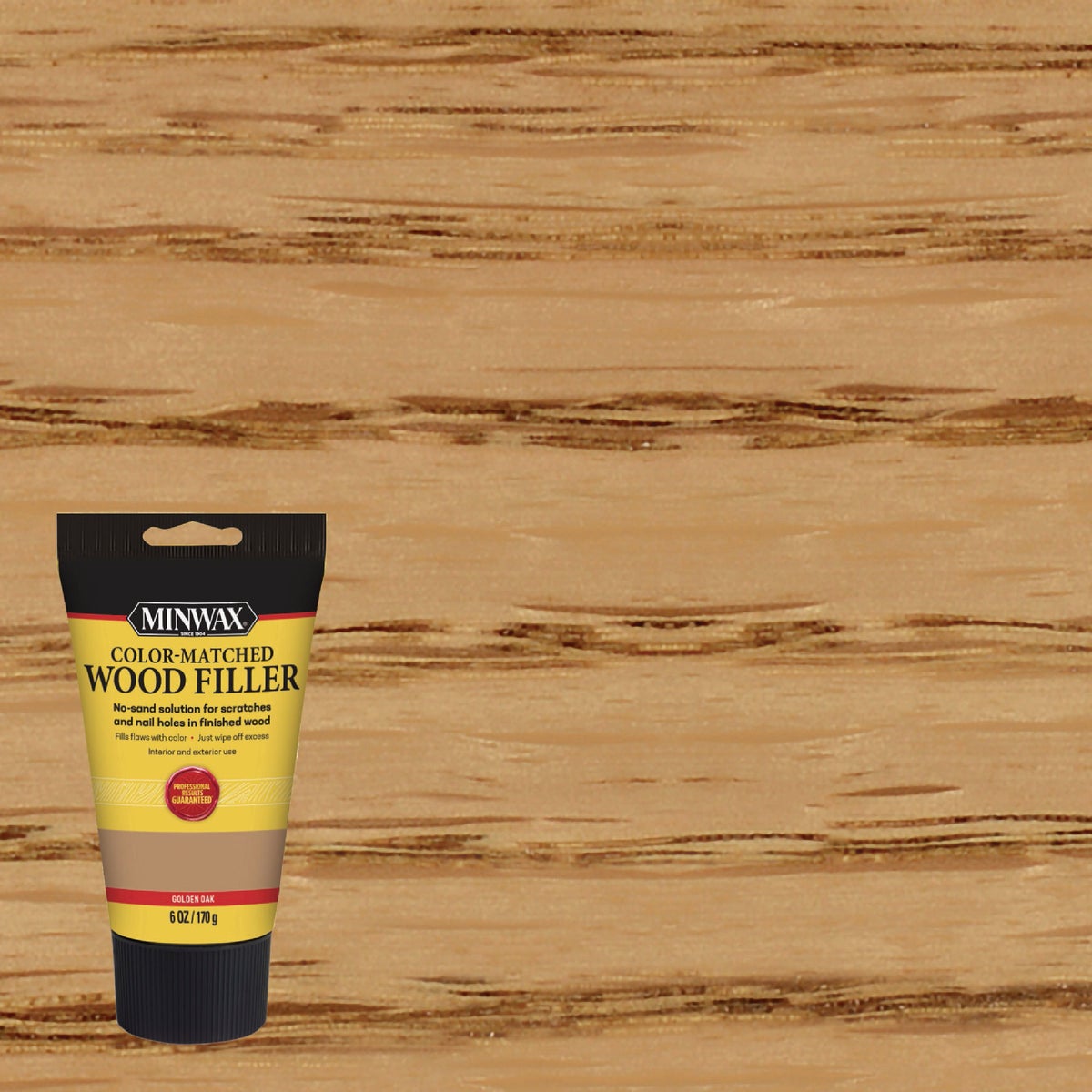 Minwax 6 Oz. Color-Matched Wood Filler, Golden Oak