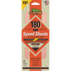 Gator Grit 3 In. x 9 In. Medium ZIP Speed Sheet, 180 Grit (5-Pack) Image 1