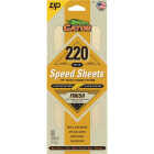 Gator Grit 3 In. x 9 In. Fine ZIP Speed Sheet, 220 Grit (5-Pack) Image 1