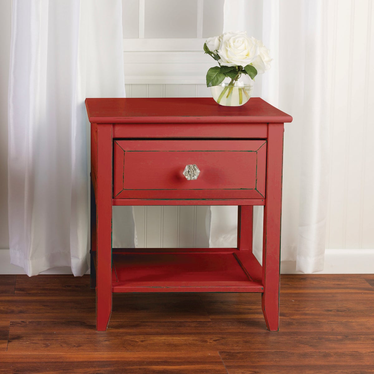 Rust-Oleum Chalked Ultra Matte Farmhouse Red 30 Oz. Chalk Paint Image 2