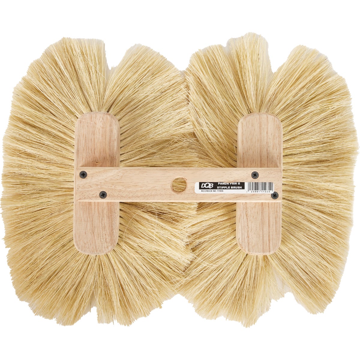 DQB Panda Paw 60 In. x 1-1/8 In. Stippling Double Texture Paint Brush Image 2