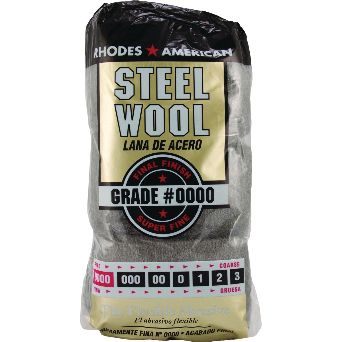 Rhodes American #0000 Super Fine Steel Wool Pads (12-Pack)