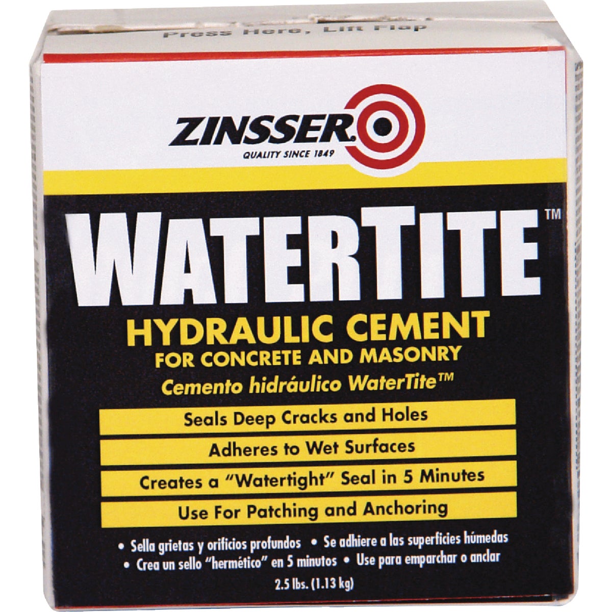 Zinsser WaterTite 2.5 Lb. Box Hydraulic Cement Image 5
