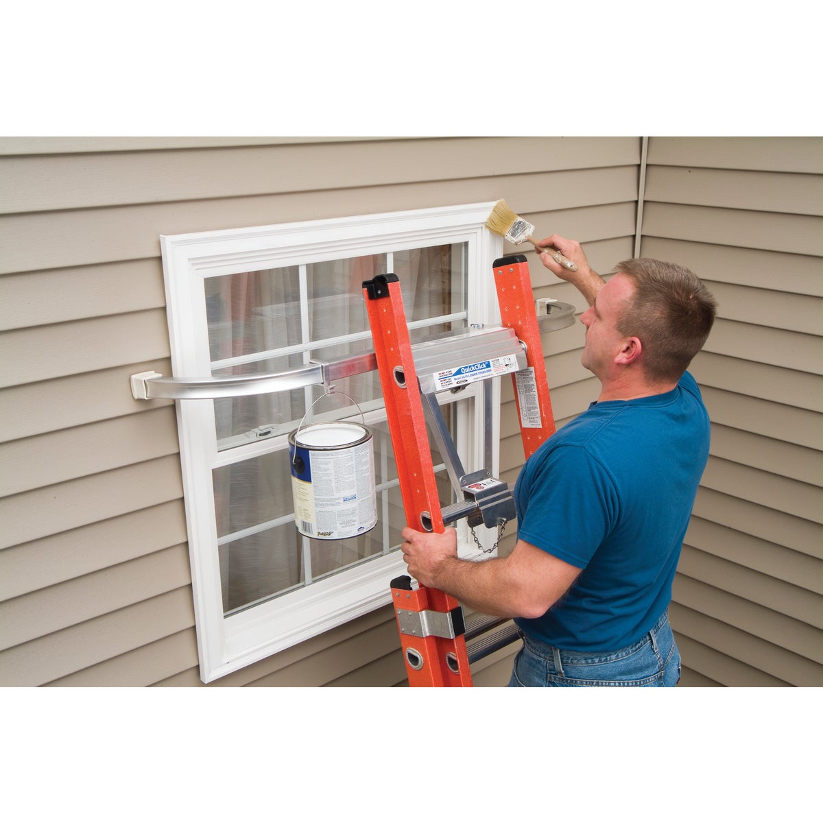 Werner QuickClick Aluminum Ladder Stabilizer Image 2