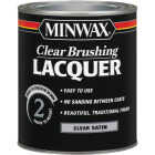 Minwax Satin Clear Brushing Lacquer, 1 Qt. Image 1