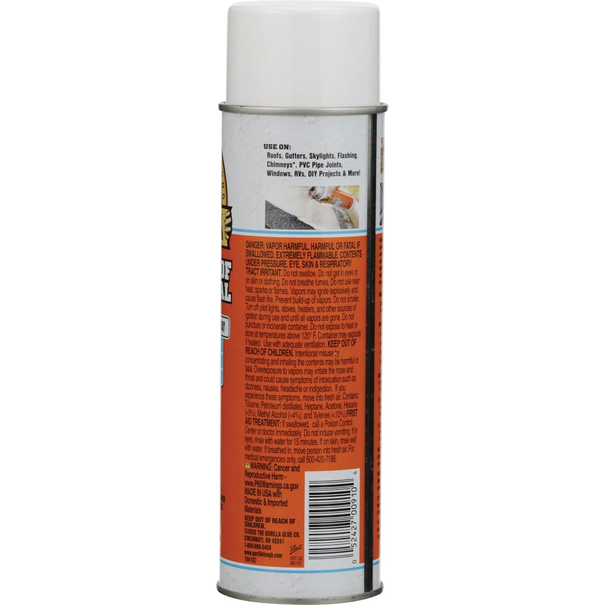 Gorilla 14 Oz. White Waterproof Patch & Seal Spray Image 5