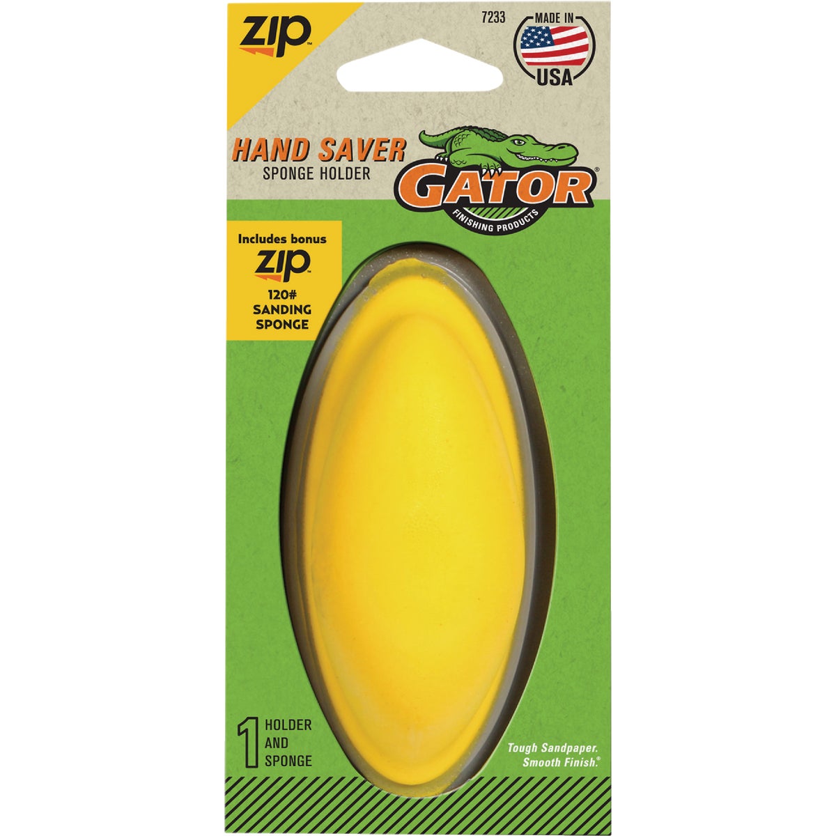 Gator Grit Zip 120 Grit Sanding Sponge Holder
