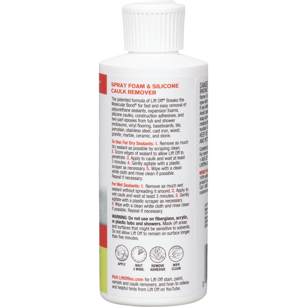 Motsenbocker's Lift Off 4.5 Oz. Spray Foam & Silicone Caulk Remover Image 2
