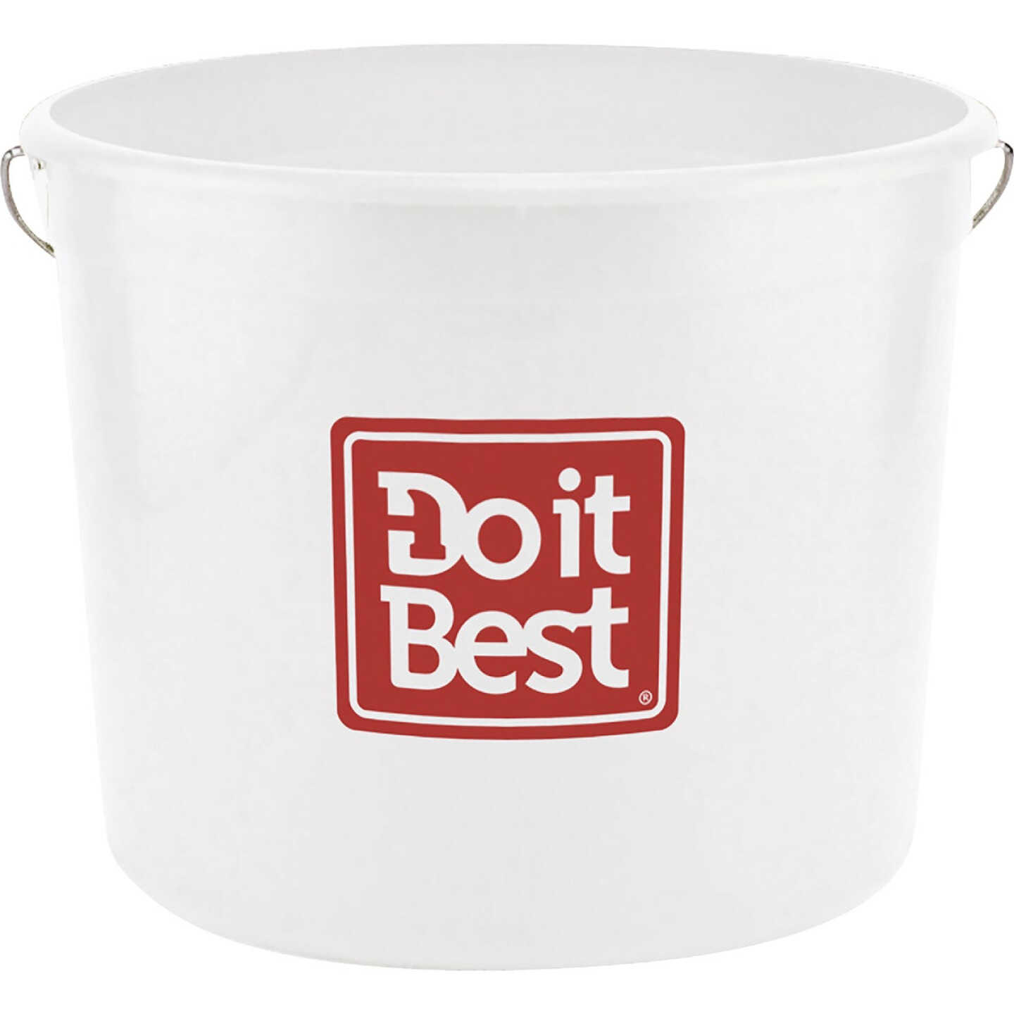 Do it Best 5 Qt. White Polysteel Bucket Image 1