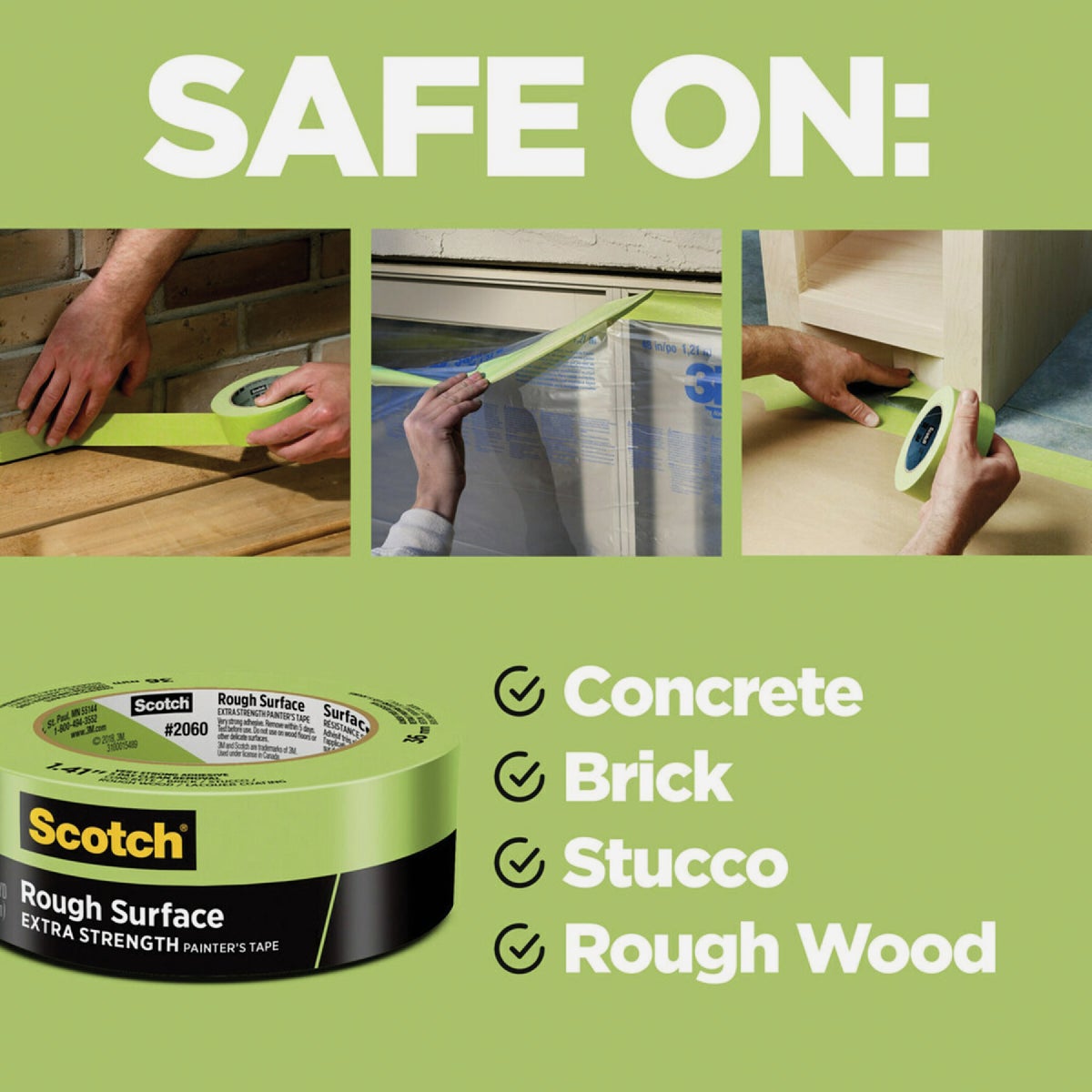 Scotch 1.41 In. x 60.1 Yd. Rough Surface Painter's Tape Image 2