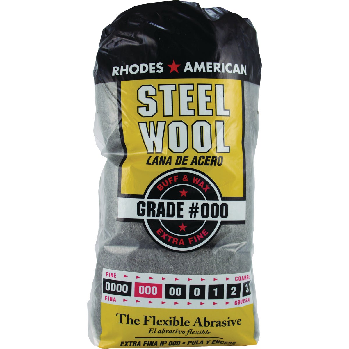Rhodes American #000 Extra Fine Steel Wool Pads (12-Pack)