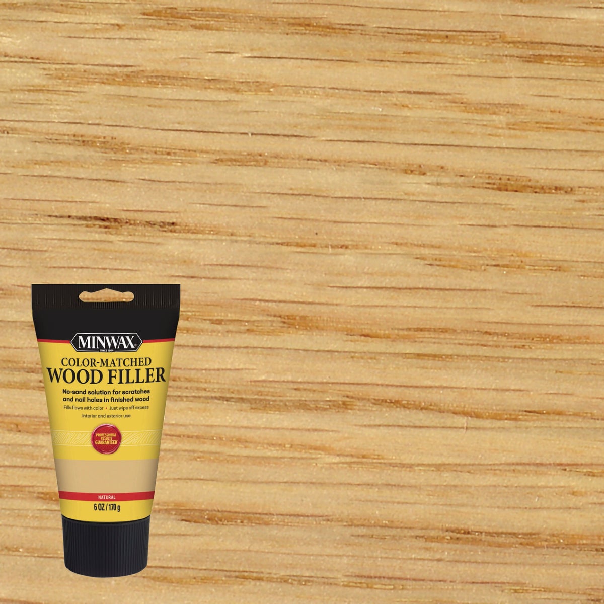 Minwax 6 Oz. Color-Matched Wood Filler, Natural
