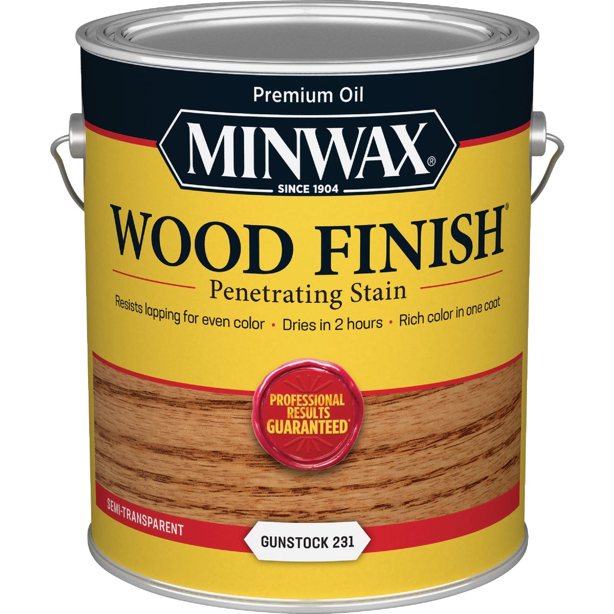 Minwax Wood Finish VOC Penetrating Stain, Gunstock, 1 Gal. Image 7