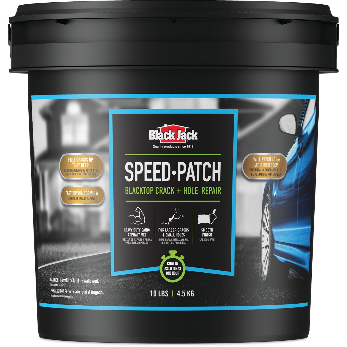 Black Jack Speed-Patch 10 Lb. Blacktop Crack and Hole Repair
