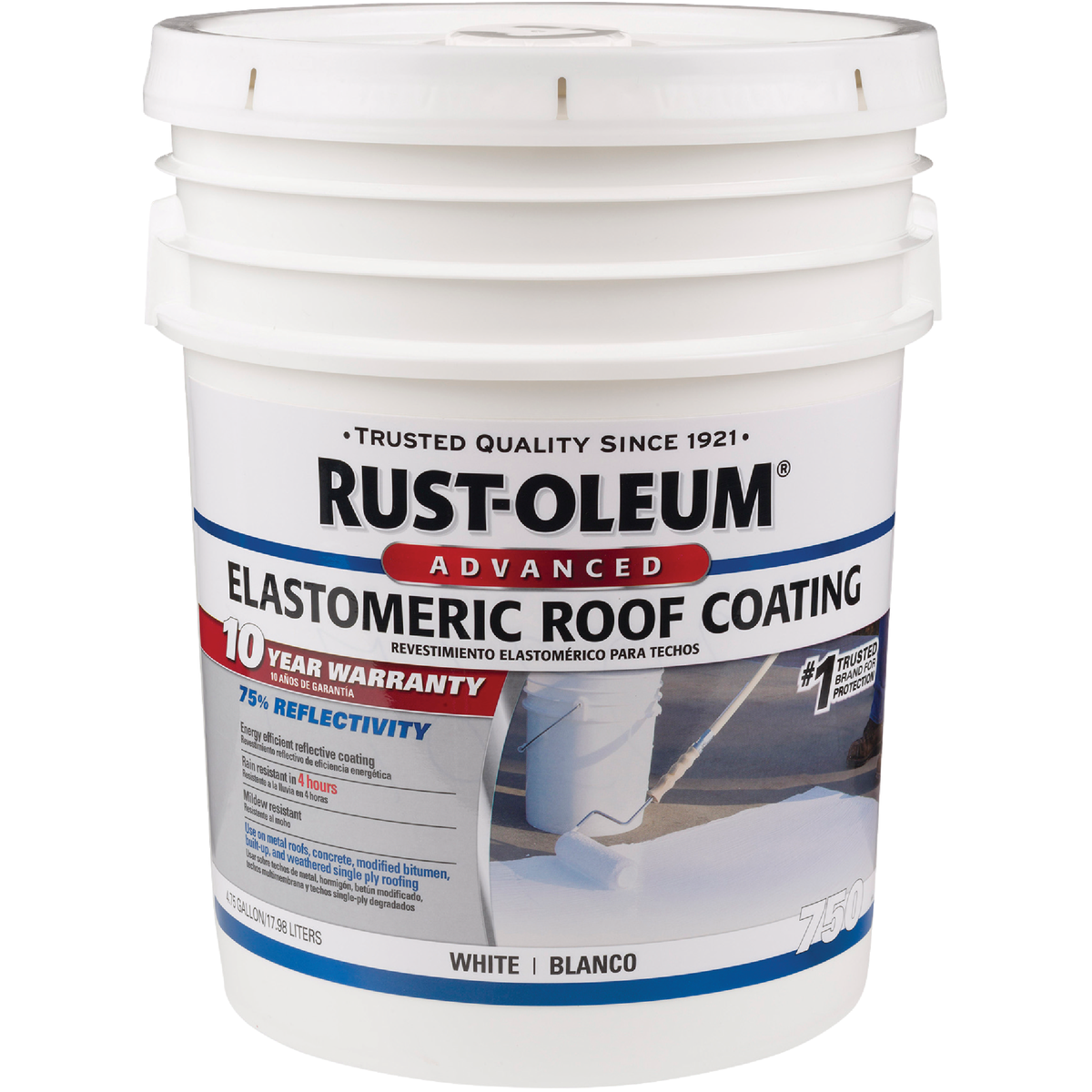 Rust-Oleum 750 5 Gal. 15-Year Elastomeric Roof Coating
