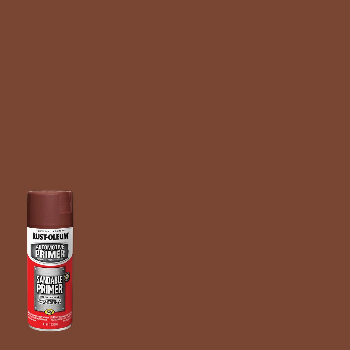 Rust-Oleum Automotive Sandable Primer Spray, 12 Oz. Red