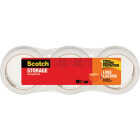 Scotch 1.88 In. x 54.6 Yd. Long Lasting Storage Packaging Tape (3-Pack) Image 1